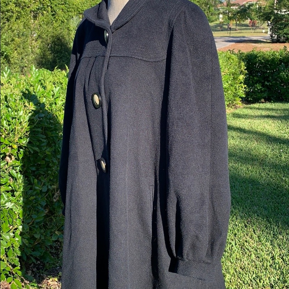 Vintage Ashley Scott Wool Pea Coat - Picture 6 of 10